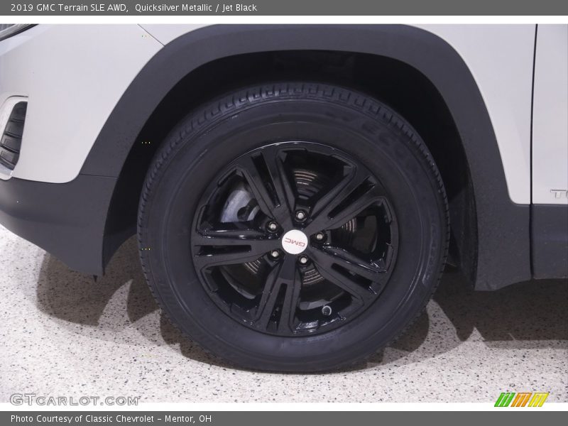 Quicksilver Metallic / Jet Black 2019 GMC Terrain SLE AWD