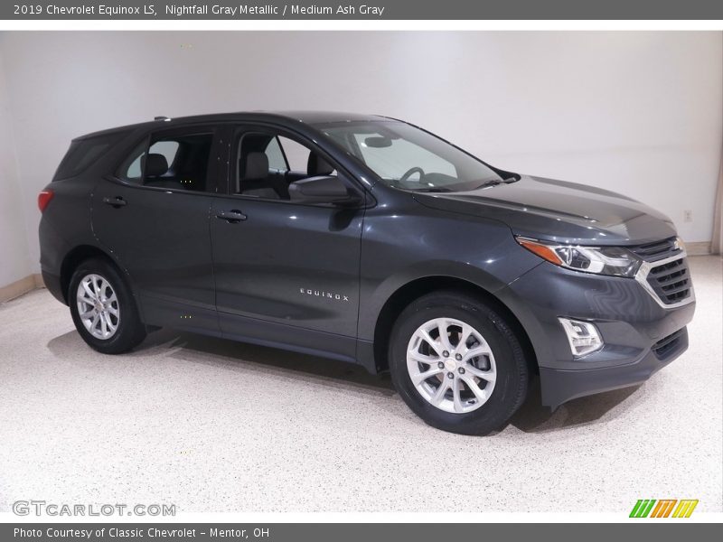 Nightfall Gray Metallic / Medium Ash Gray 2019 Chevrolet Equinox LS
