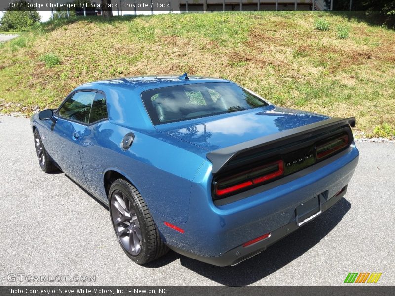 Frostbite / Black 2022 Dodge Challenger R/T Scat Pack