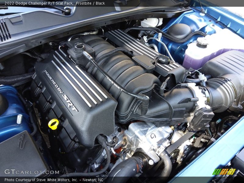 Frostbite / Black 2022 Dodge Challenger R/T Scat Pack