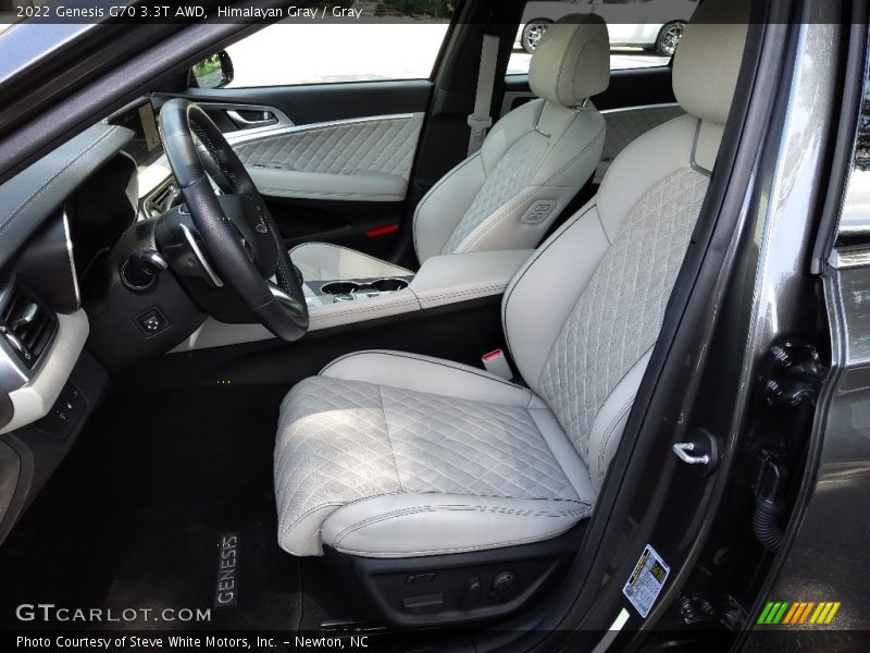  2022 G70 3.3T AWD Gray Interior