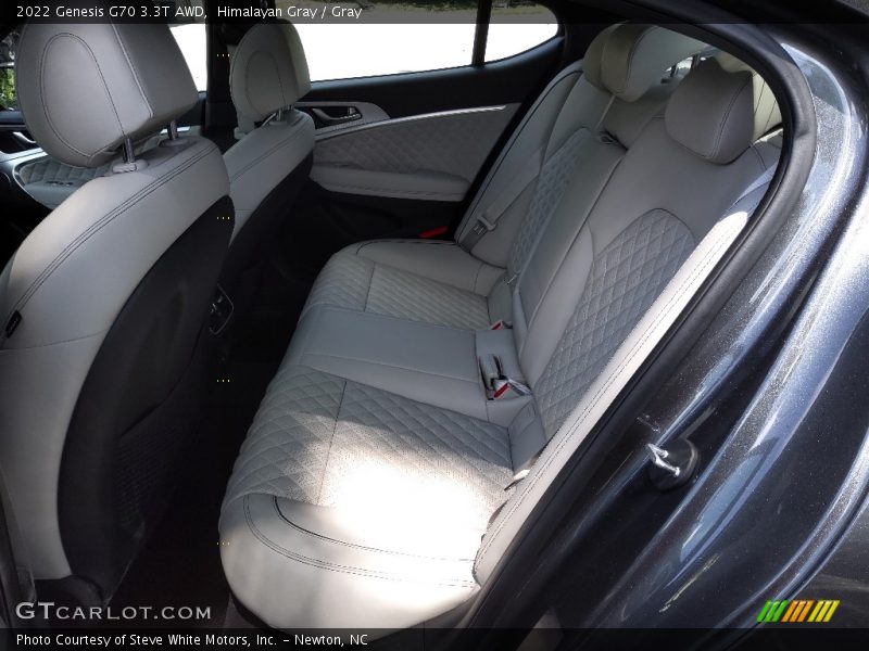 Rear Seat of 2022 G70 3.3T AWD