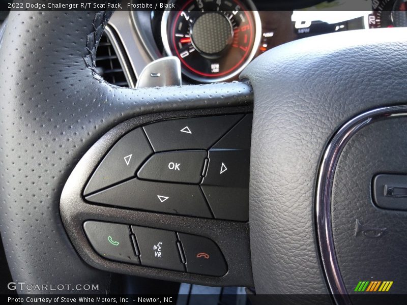 Frostbite / Black 2022 Dodge Challenger R/T Scat Pack