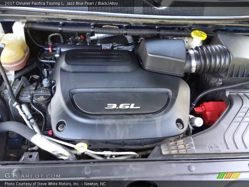 Jazz Blue Pearl / Black/Alloy 2017 Chrysler Pacifica Touring L