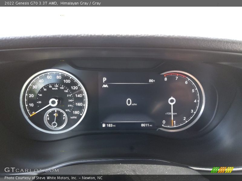  2022 G70 3.3T AWD 3.3T AWD Gauges