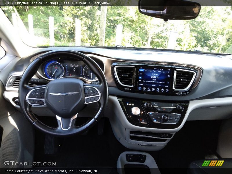 Jazz Blue Pearl / Black/Alloy 2017 Chrysler Pacifica Touring L