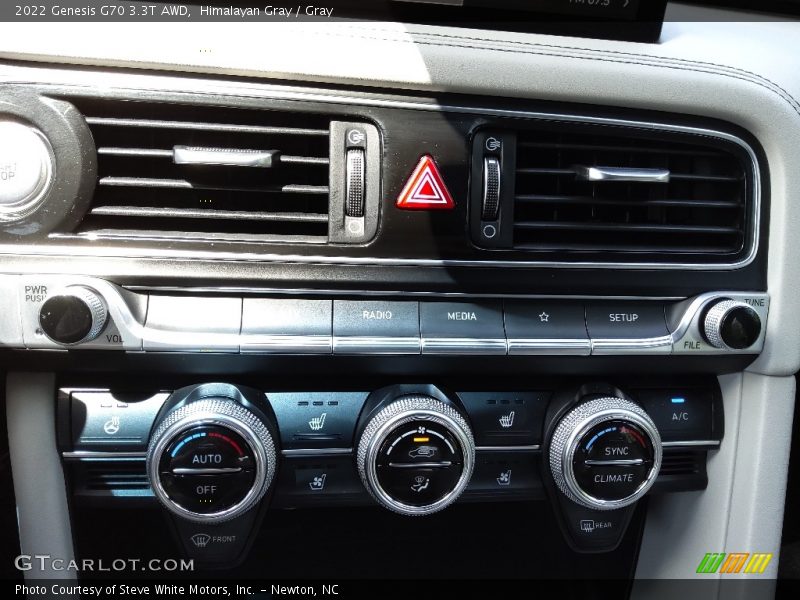 Himalayan Gray / Gray 2022 Genesis G70 3.3T AWD