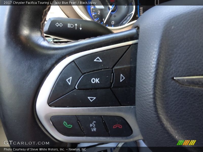 Jazz Blue Pearl / Black/Alloy 2017 Chrysler Pacifica Touring L