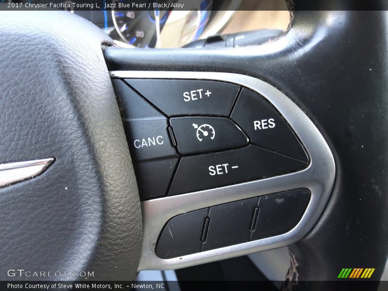 Jazz Blue Pearl / Black/Alloy 2017 Chrysler Pacifica Touring L