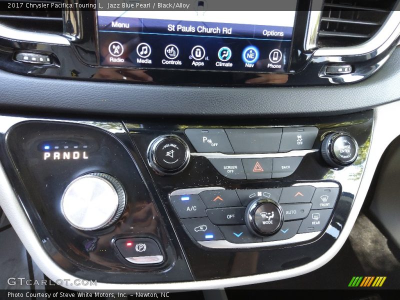 Jazz Blue Pearl / Black/Alloy 2017 Chrysler Pacifica Touring L