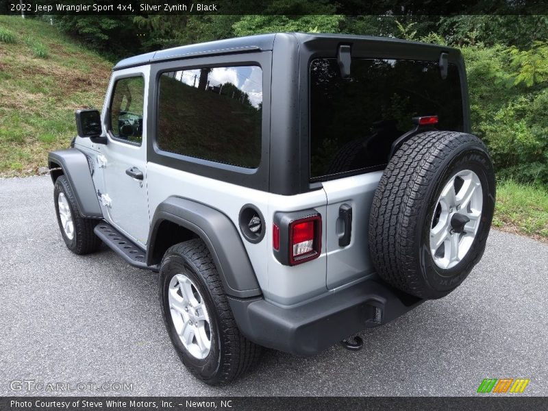 Silver Zynith / Black 2022 Jeep Wrangler Sport 4x4