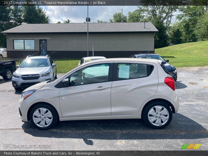 Toasted Marshmallow Metallic / Jet Black 2017 Chevrolet Spark LS
