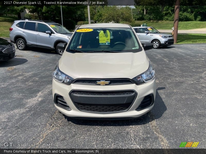 Toasted Marshmallow Metallic / Jet Black 2017 Chevrolet Spark LS