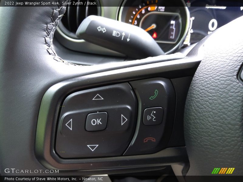 Silver Zynith / Black 2022 Jeep Wrangler Sport 4x4