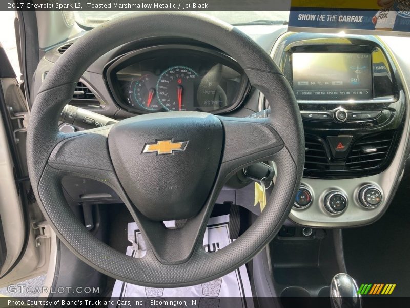 Toasted Marshmallow Metallic / Jet Black 2017 Chevrolet Spark LS