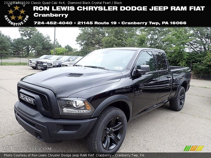 Diamond Black Crystal Pearl / Black 2022 Ram 1500 Classic Quad Cab 4x4