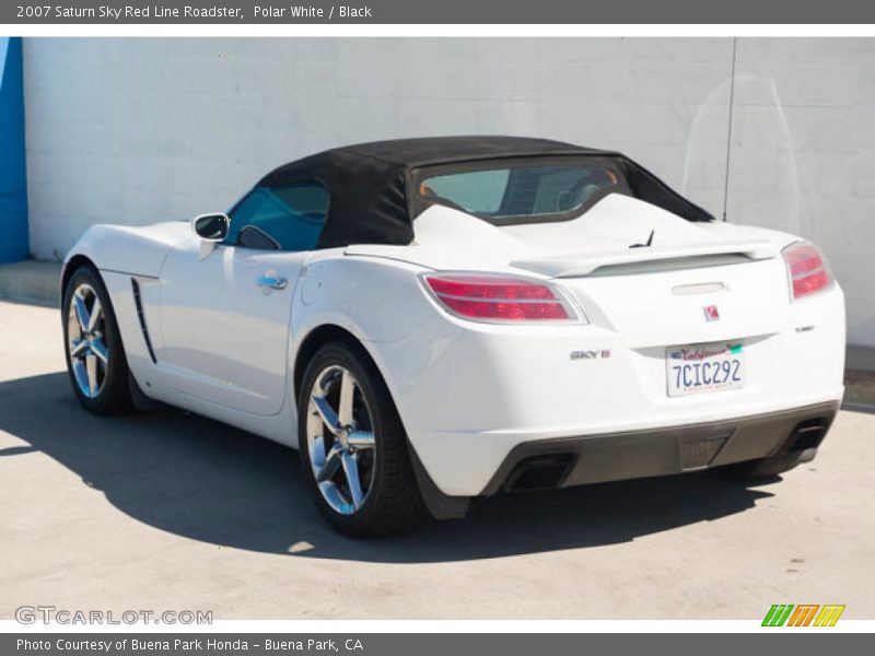 Polar White / Black 2007 Saturn Sky Red Line Roadster