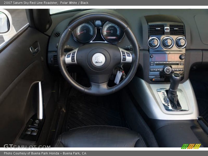 Polar White / Black 2007 Saturn Sky Red Line Roadster
