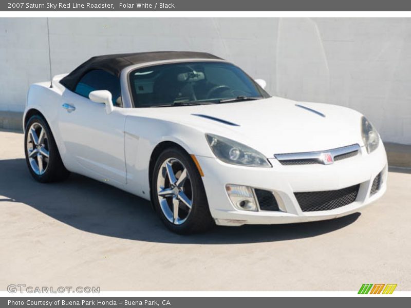 Polar White / Black 2007 Saturn Sky Red Line Roadster