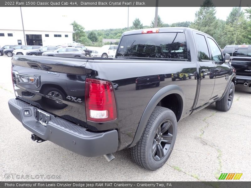 Diamond Black Crystal Pearl / Black 2022 Ram 1500 Classic Quad Cab 4x4