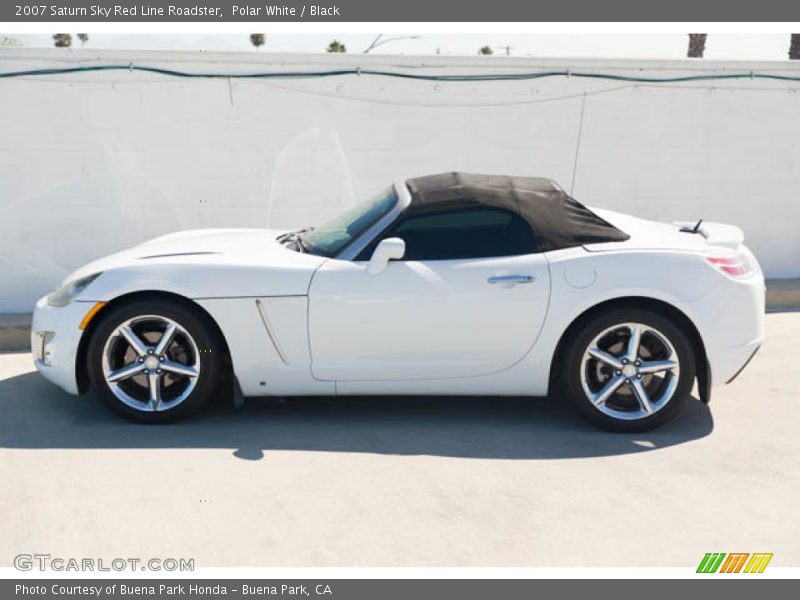 Polar White / Black 2007 Saturn Sky Red Line Roadster