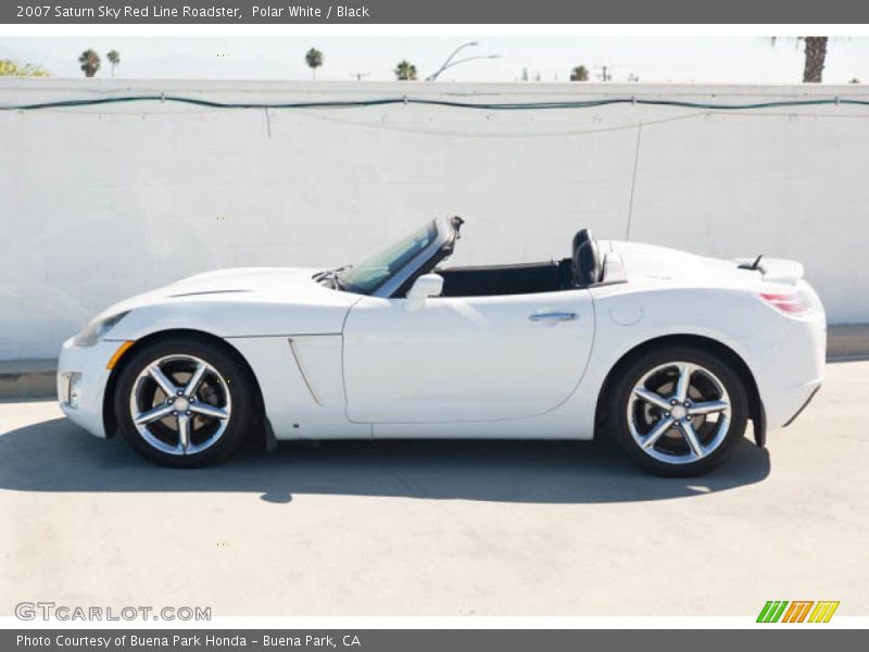 Polar White / Black 2007 Saturn Sky Red Line Roadster