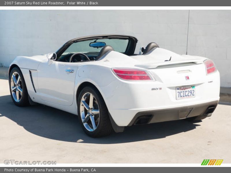 Polar White / Black 2007 Saturn Sky Red Line Roadster