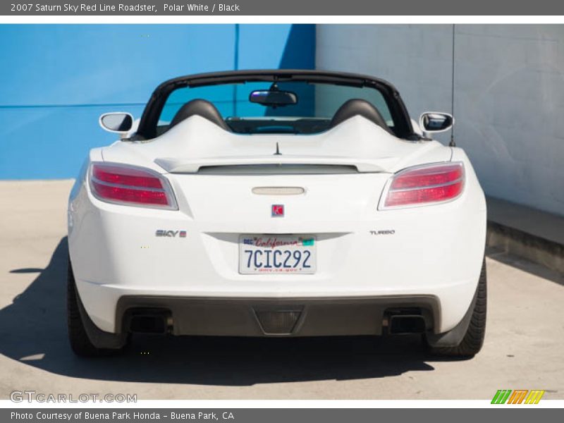 Polar White / Black 2007 Saturn Sky Red Line Roadster