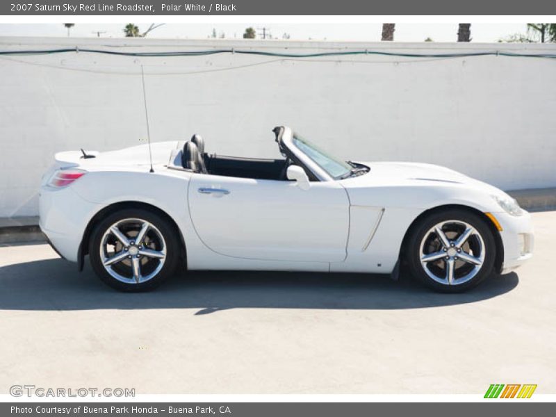Polar White / Black 2007 Saturn Sky Red Line Roadster