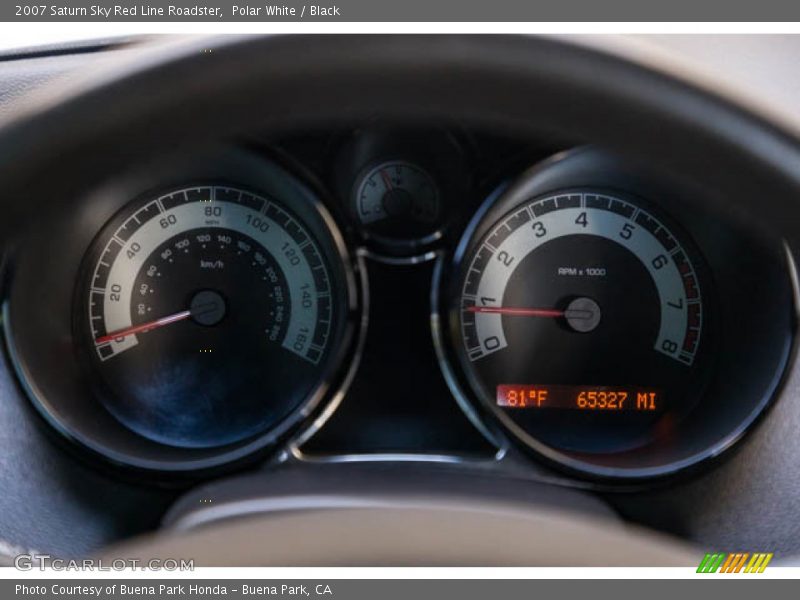Polar White / Black 2007 Saturn Sky Red Line Roadster
