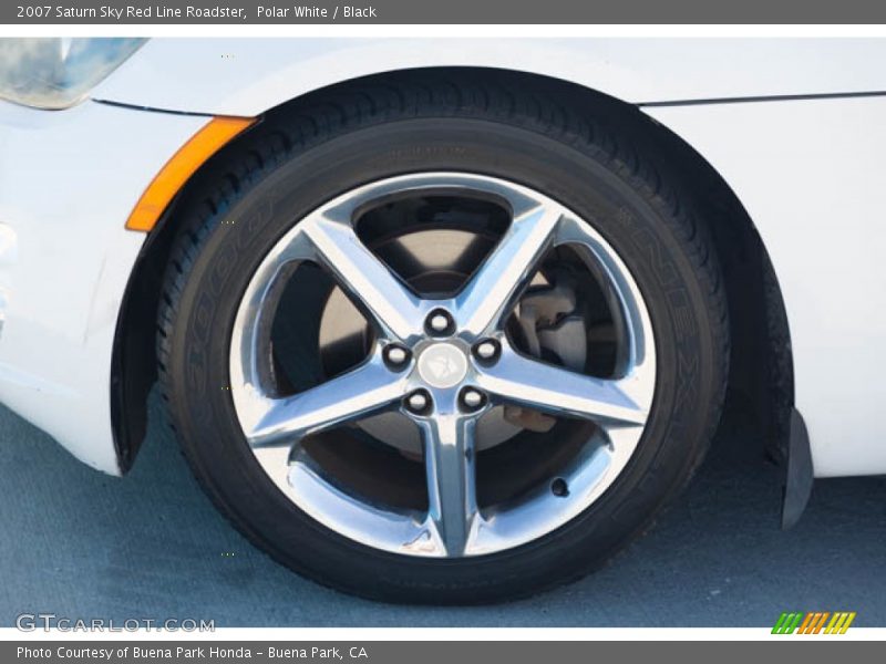 Polar White / Black 2007 Saturn Sky Red Line Roadster