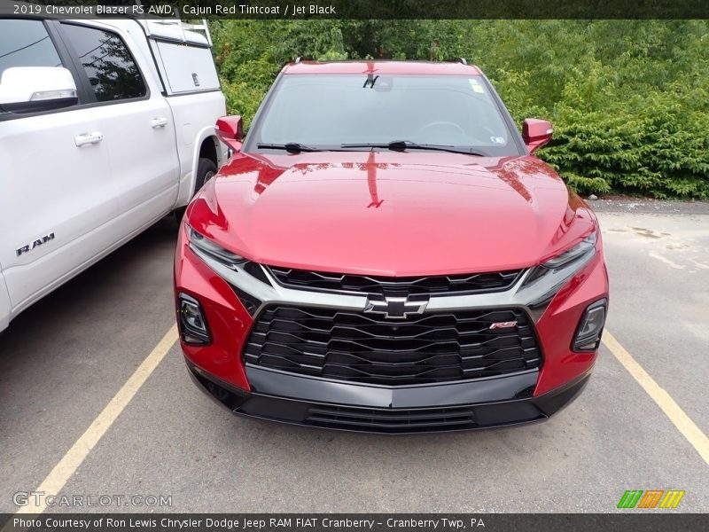 Cajun Red Tintcoat / Jet Black 2019 Chevrolet Blazer RS AWD