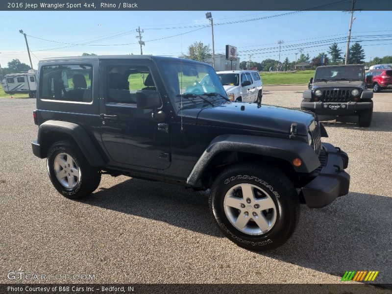 Rhino / Black 2016 Jeep Wrangler Sport 4x4