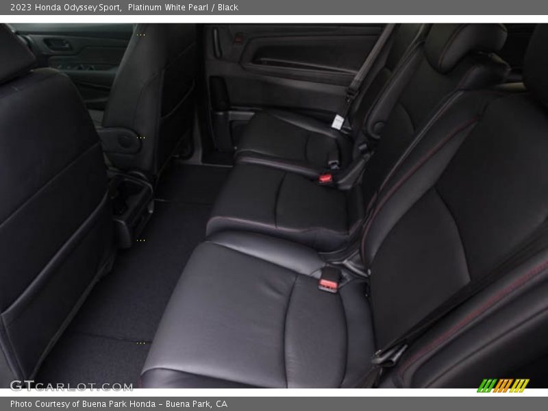 Rear Seat of 2023 Odyssey Sport