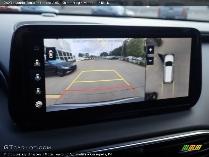 Shimmering Silver Pearl / Black 2023 Hyundai Santa Fe Limited AWD