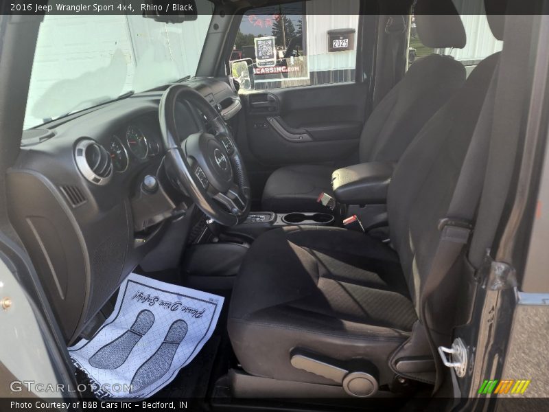 Rhino / Black 2016 Jeep Wrangler Sport 4x4