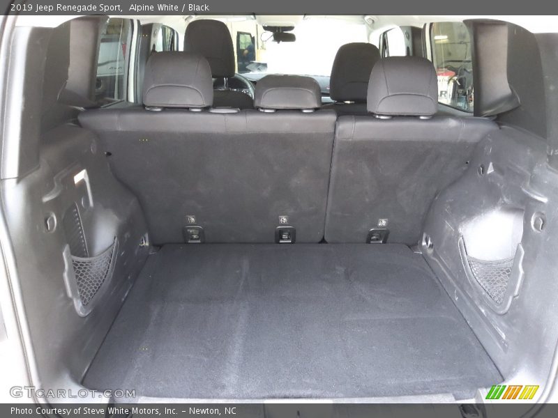 Alpine White / Black 2019 Jeep Renegade Sport