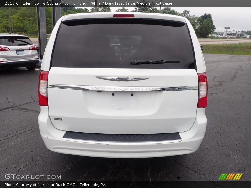 Bright White / Dark Frost Beige/Medium Frost Beige 2016 Chrysler Town & Country Touring