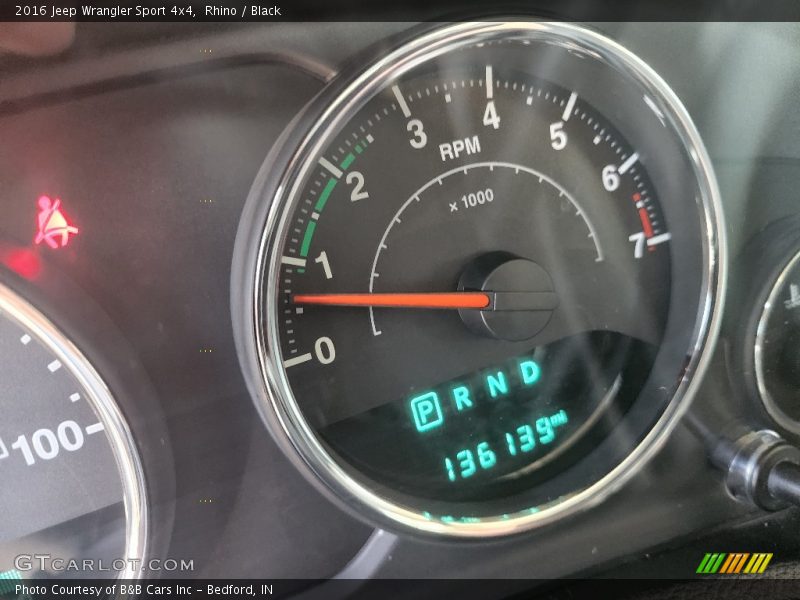 Rhino / Black 2016 Jeep Wrangler Sport 4x4