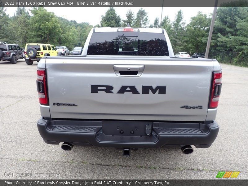 Billet Silver Metallic / Black/Red 2022 Ram 1500 Rebel Crew Cab 4x4