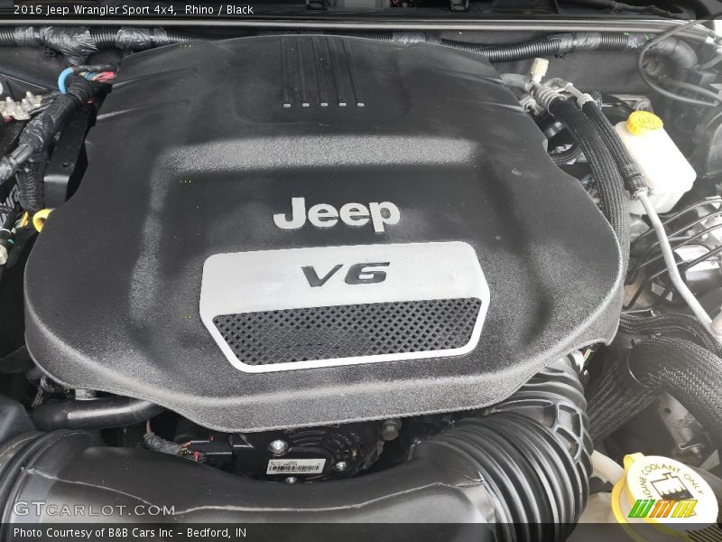 Rhino / Black 2016 Jeep Wrangler Sport 4x4