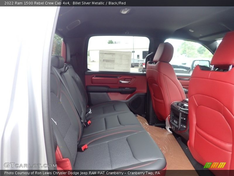 Rear Seat of 2022 1500 Rebel Crew Cab 4x4