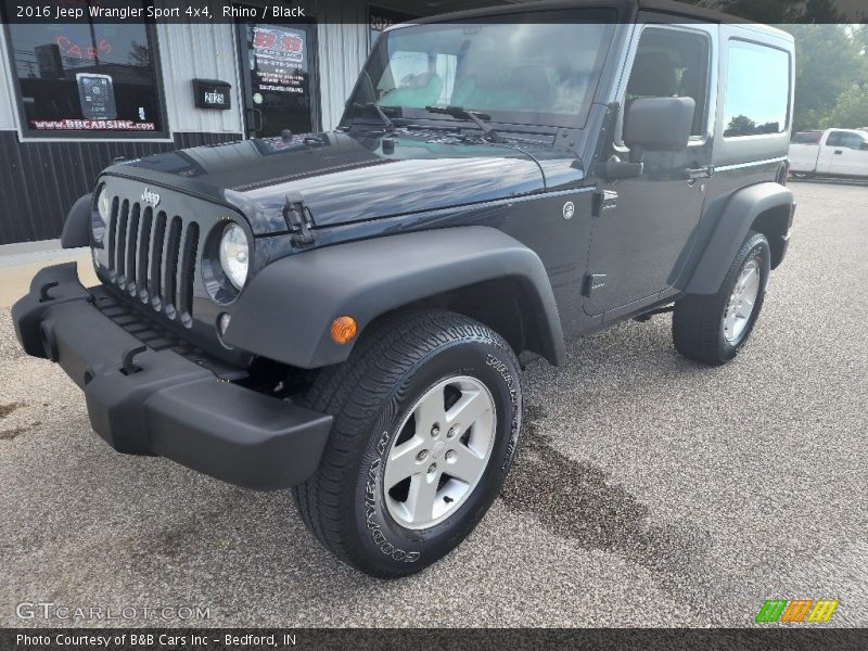 Rhino / Black 2016 Jeep Wrangler Sport 4x4