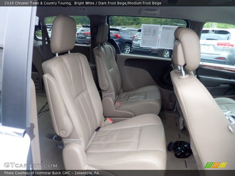 Bright White / Dark Frost Beige/Medium Frost Beige 2016 Chrysler Town & Country Touring