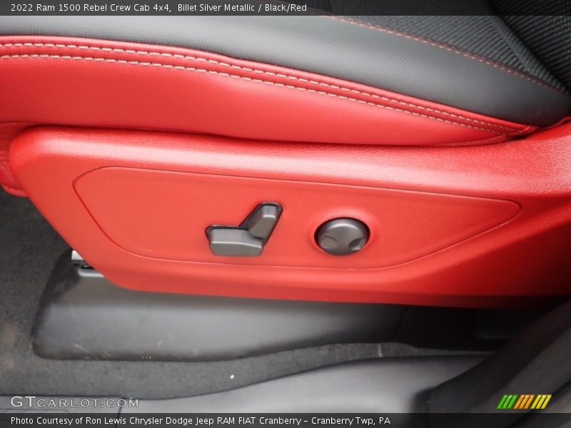 Billet Silver Metallic / Black/Red 2022 Ram 1500 Rebel Crew Cab 4x4