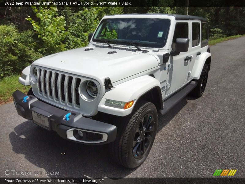 Bright White / Black 2022 Jeep Wrangler Unlimited Sahara 4XE Hybrid