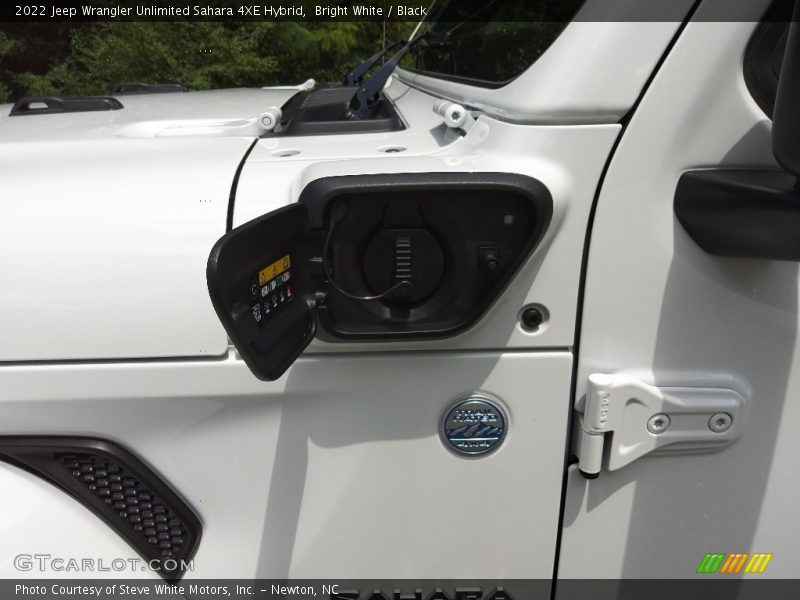 Bright White / Black 2022 Jeep Wrangler Unlimited Sahara 4XE Hybrid