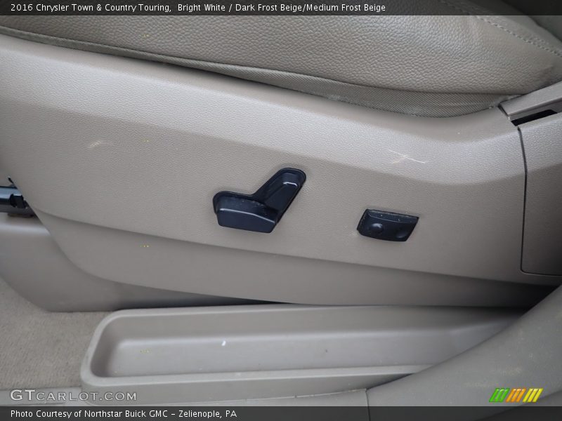 Bright White / Dark Frost Beige/Medium Frost Beige 2016 Chrysler Town & Country Touring