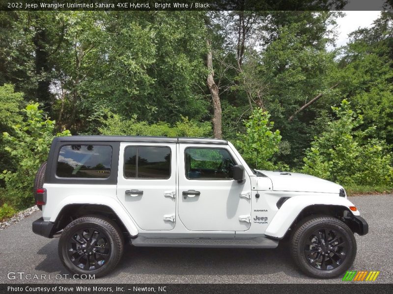 Bright White / Black 2022 Jeep Wrangler Unlimited Sahara 4XE Hybrid