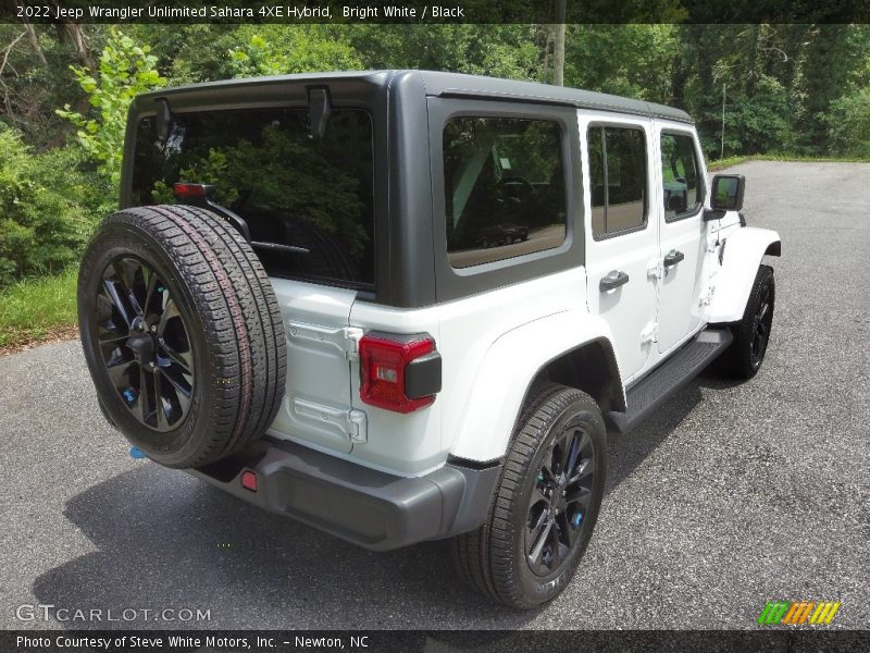 Bright White / Black 2022 Jeep Wrangler Unlimited Sahara 4XE Hybrid